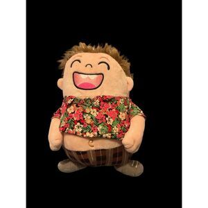 Gordos Chunk The Goonies 30th Anniversary Hawaiian Shirt Plush Stuffed Animal 8"